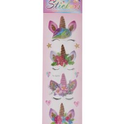 Yellow Bee Eiffel tower, Unicorn 3D Stickers Combo, Multicolor, Pack of 5 image 5