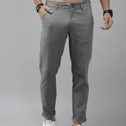 Roadster Classic Slim Fit Chinos Trousers-picture-14