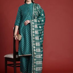 Anouk Ethnic Printed Kurta Set With Dupatta-41