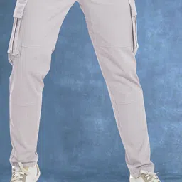 DIVISIVE Men Relaxed Straight Leg Easy Wash Cargos Trousers-image-64