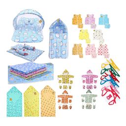 Fareto Infant 56-Pcs Pure Cotton Baby Apparel Gift Set-image-12