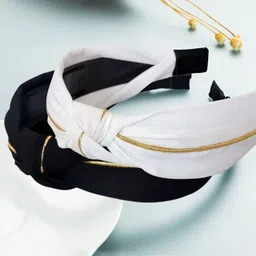 OOMPH Women Set of 2 Embellished Hairband-26