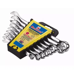 Mansarovar Combination Open & Ring End Spanners Sets Elliptical Pattern, MMCE-8 (Set of 8)-1