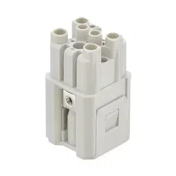 Harting Heavy Duty Connector Inserts / Modules HEAVY DUTY INSERT, RCPT, 12+PE, CRIMP, 09120123105-48
