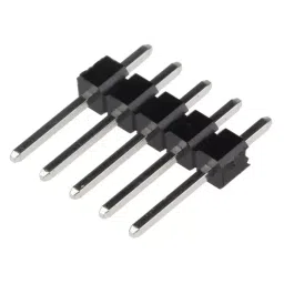 RS PRO 5 Way Striaght Through Hole Pin Header 1 Row, 2518121-11
