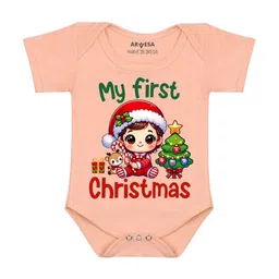 Arvesa My First Christmas Printed Romper-picture-21