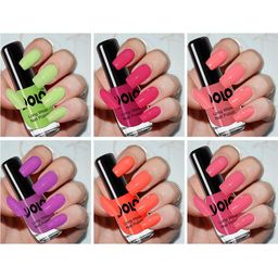 VOLO Set Of 6 Color Rich Toxic Free Perfection Shine Nail Polish - 5 ml Each - VT-032-16