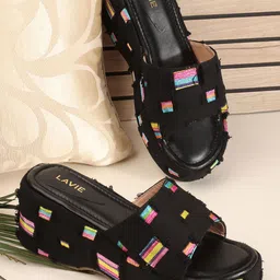 Lavie Textured Party Wedge Sandals-47