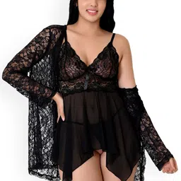 Fihana Net Baby Doll with Asymmetric-picture-11