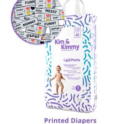 Kim & Kimmy Size 5 Pant Style Diapers with Wetness Indicator - 42 Pieces-picture-4
