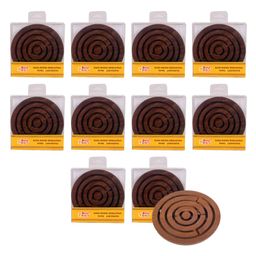 Desi Toys Bada Bhool Bhulaiyaa Swirl Ball in Maze Puzzle Combo Pack Of 10 - Brown-17