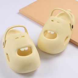 Oh! Pair Clogs Back Strap Closure - Yellow-picture-29