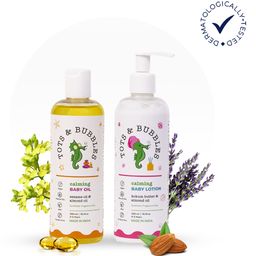 TOTS & BUBBLES Calming Baby Massage Oil Calming Baby Lotion - 600 ml-2