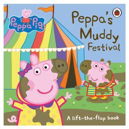 Peppa Pig: Peppa's Muddy Festival : A Lift-the-Flap Board Book - English-40