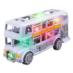 FunBlast Double Decker Bus Toy with Flashing Light and Sound1 Pc Random Color-6