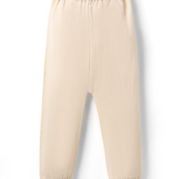 Babyhug Knit Full Length Solid Colour Fleece & Woolen Bottom Wear - White-image-26