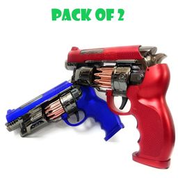 NEGOCIO Gun with Light and Sound Effects - Realistic Design Safe for Kids Battery Operated Durable Fun Play Weapon for Children- PACK OF 2- COLOR MAY VARY-21