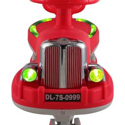 JoyRide Glamour DLX Light-Up Magic Car Easy Glide Ride-On Toy for Kids LED Lights, Music & 360 Swivel Wheels Indoor/Outdoor 2+ Years red-picture-44