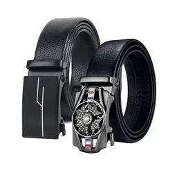 Provogue Men Textured 2 PU Formal Belt-picture-23