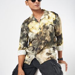 People Men Opaque Printed Casual Shirt-image-90