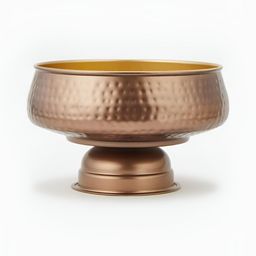 Fabindia Aman Gold Toned Metal Hammered Urli Decorative Bowls-picture-26