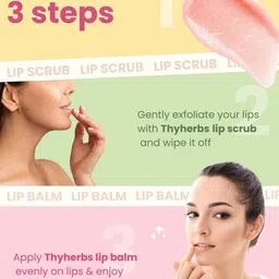 Thyherbs Set Of 2 Orange Lip Balm & Scrub Combo - 2 g Each image 5