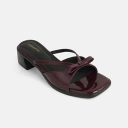 Chemistry Block Sandals with Bows-50