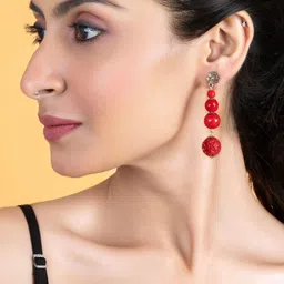 Look and Adorn Contemporary Studs Earrings-image-84