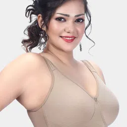 Trylo Bra Women's Solid Full Coverage Non Padded Plus SIze Bra image 2