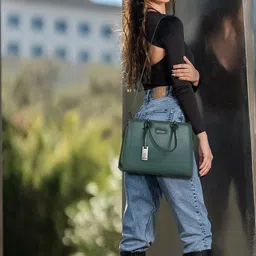 Exotic Structured Handheld Bag with Tasselled image 5