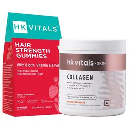 HealthKart HK Vital Biotin & Skin Radiance Collagen Combo-12