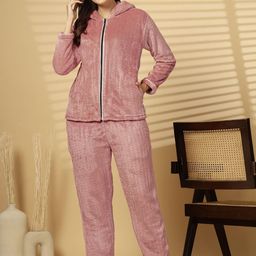 FABINALIV Women Hooded Winter Night suit-picture-20