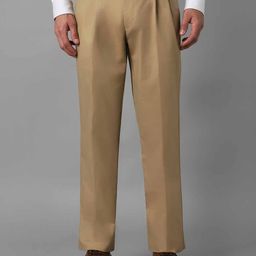 Louis Philippe Men Classic Pleated Formal Trousers-picture-24
