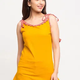 IKRASS Women Sleeveless Solid Top-picture-17