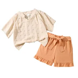 StyleCast x Revolte Girls Self Design Top With Shorts-image-77