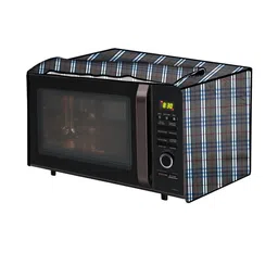 The Furnishing Tree PVC Waterproof Microwave Oven Cover Compatible for 20 L Grill 20PG4S Checkered-image-91