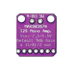MAX98357 Audio Decoder Module MAX98357 I2S 3W Class D Amplifier Interface Audio Decoder Module Filterless Board For Raspberry Pi ESP32 - RS5874MAX98357 Audio Decoder Module MAX98357 I2S 3W Class D Amplifier Interface Audio Decoder Module Filterless Board For Raspberry Pi ESP32 - RS5874 image 3