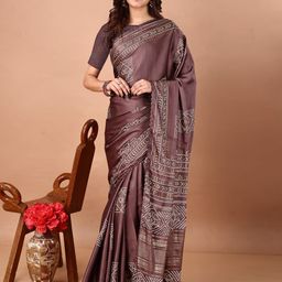 LeeliPeeri Designer Bandhani Poly Crepe Bandhani Saree-picture-41