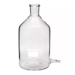 ABGIL Aspirator Bottle 1 L Transparent Borosilicate Glass for Carbon Burette, CSDA-225-01-31