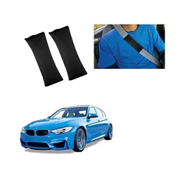 Auto Pearl Seat Belt Cushion (Pack of 2, Black) Compatible for BMW 325i-picture-29