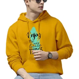 HAMBERG Men Typography Printed Hooded Neck Full Sleeve Sweatshirt-picture-49