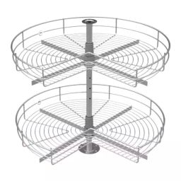 Godrej 750 mm Dia Stainless Steel Carousel Corner Unit, 6177-image-19