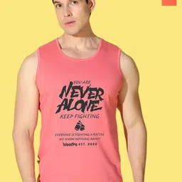 WOOSTRO Pack Of 2 Printed Combed Cotton Gym Vests VWS26(ALONE PEACH)(ALONE ORANGE)-image-46