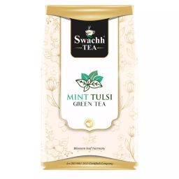 Swachh Tea Medium Caffeine Tulsi Mint Green Tea (100 g)-image-62