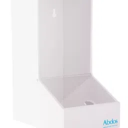 Abdos P70102 Acrylic 200x140x275 mm Workstaion Storage Dispenser Bin-11