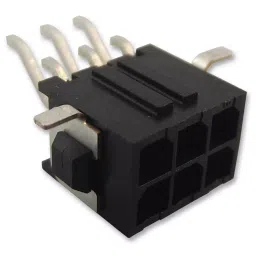 AMP - TE CONNECTIVITY CONNECTOR, HEADER, SMT, R/A, 3MM, 6WAY, 3-794627-6-27