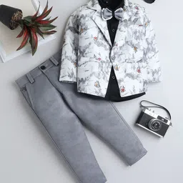 BAESD Boys Printed Coat with Trousers-image-49