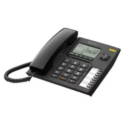 Unify Corded Landline Phone Black with Caller ID & Speaker Phone, Alcatel T-76-18