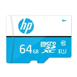 HP 64 GB Micro SD Memory Card With Adapter Class 10, HP-MSDCU1-64GB-0