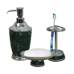 Plumeria Iceberg Green Bath Set IB346G-19